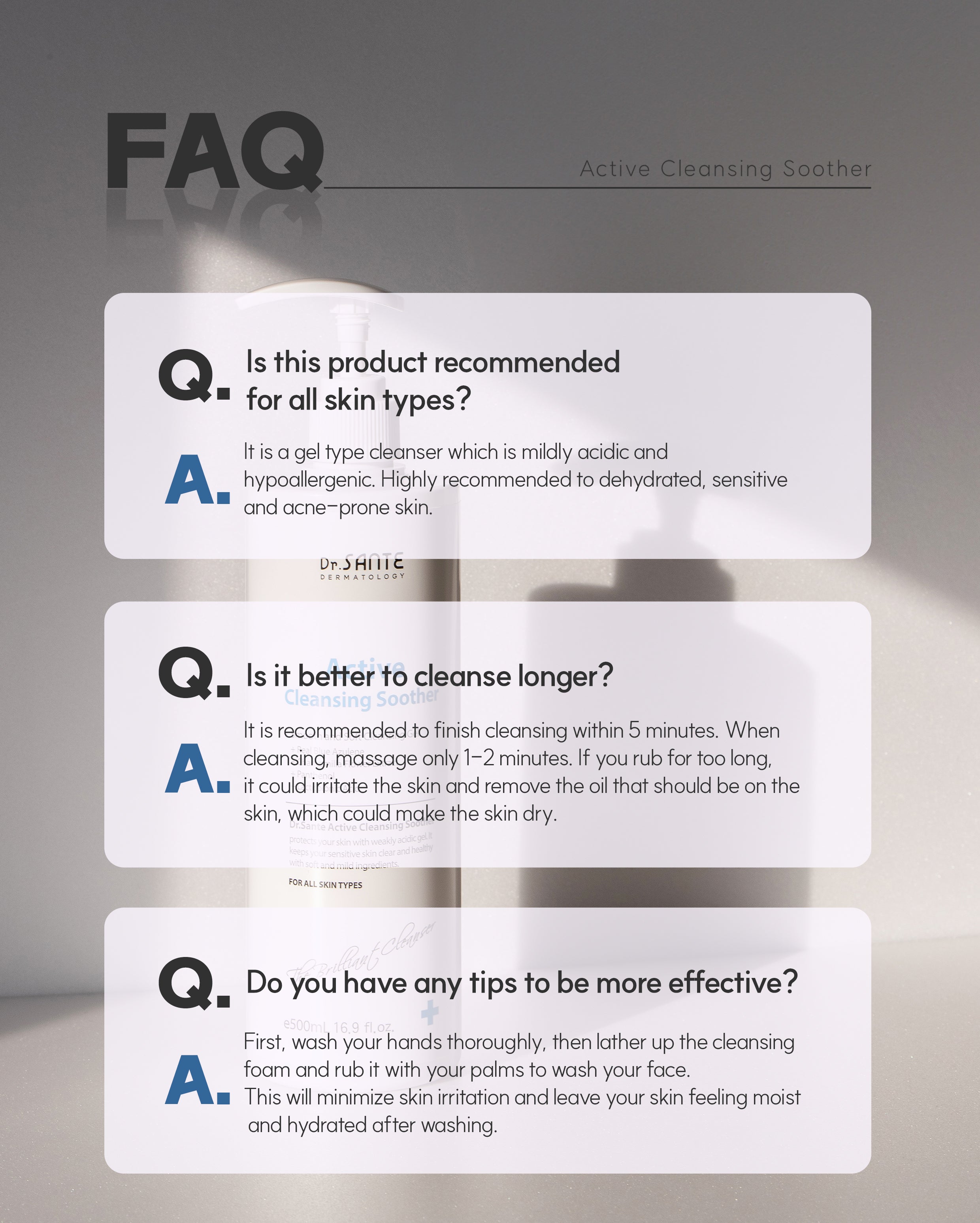 Dr. Sante Active Cleansing Soother (500ml)