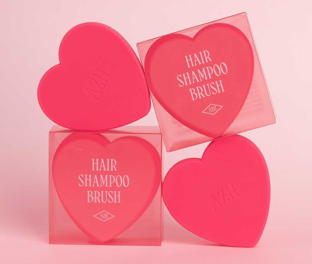 AZH Hair Shampoo Brush (pink)