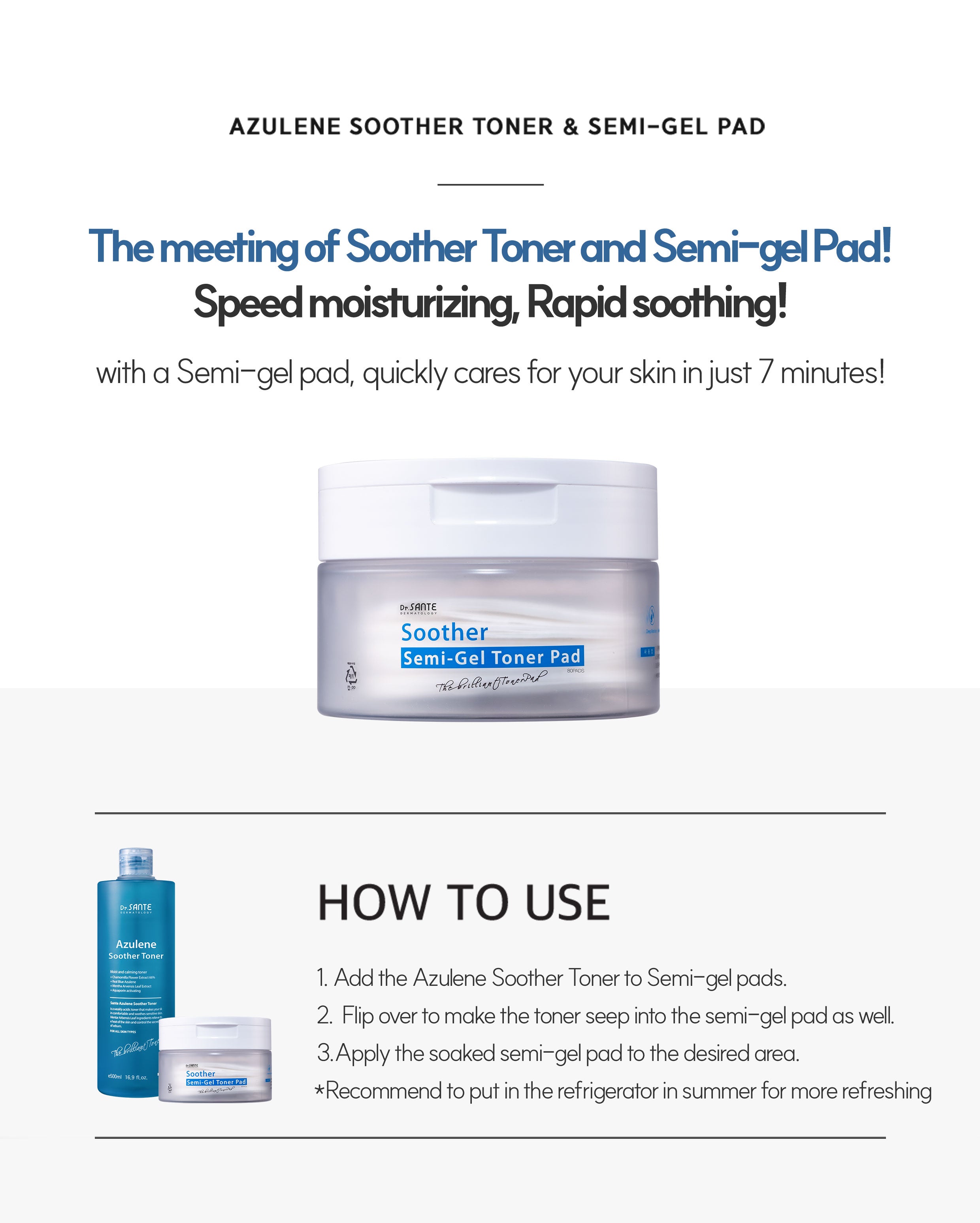 Dr. Sante Azulene Soother Toner (500ml)