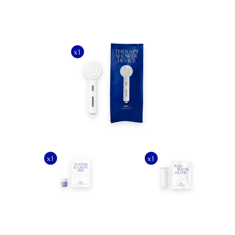 SHIFT Aroma Capsule Showerhead TRIAL KIT / White