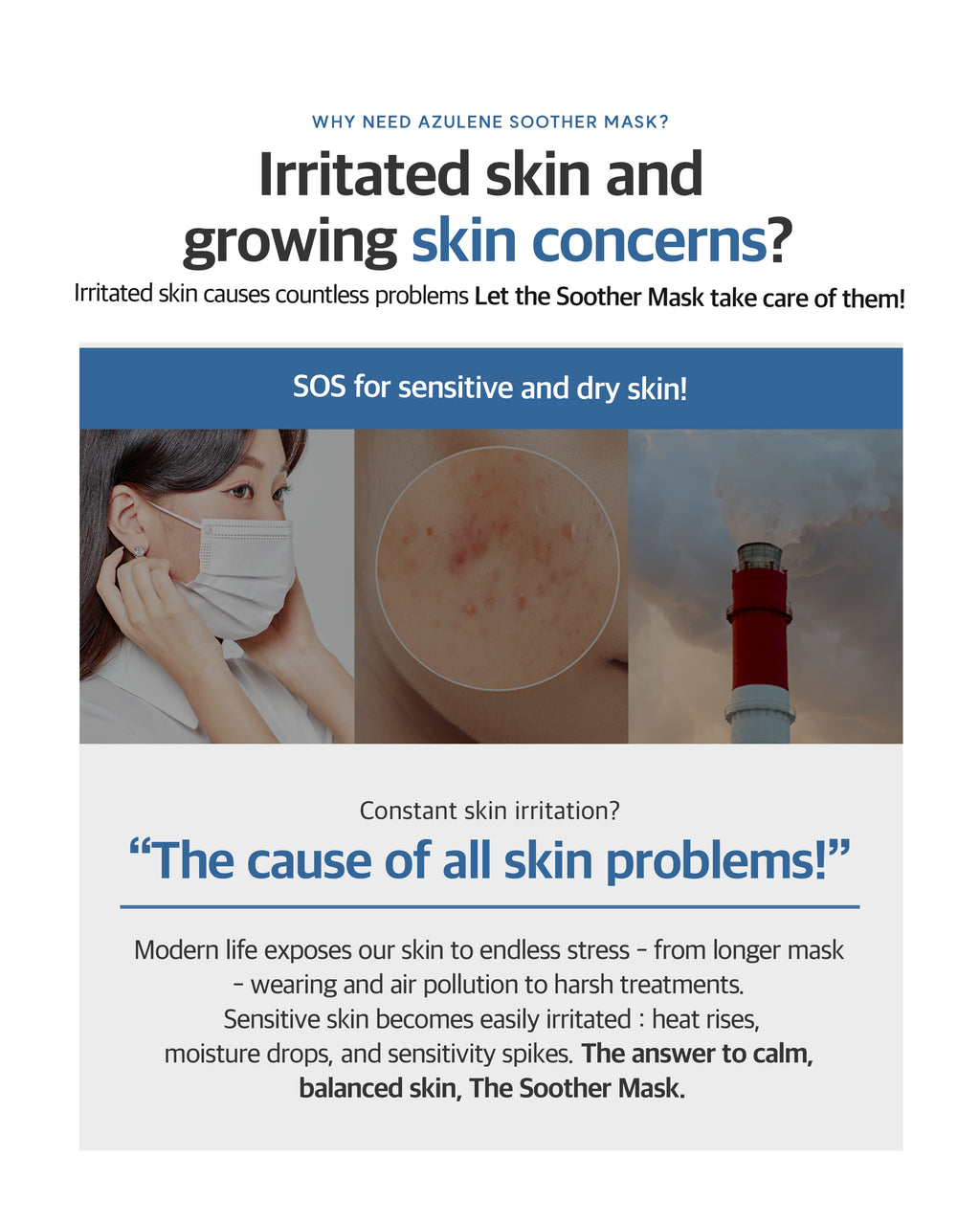 Dr. Sante Azulene Soother Mask Box / (10ea)