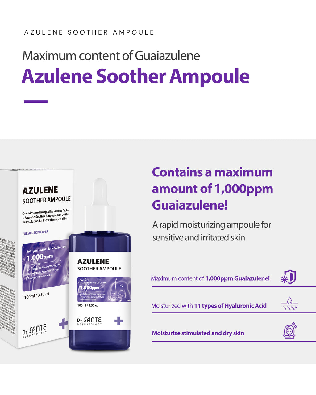 Dr. Sante Azulene Soother Ampoule 50ml