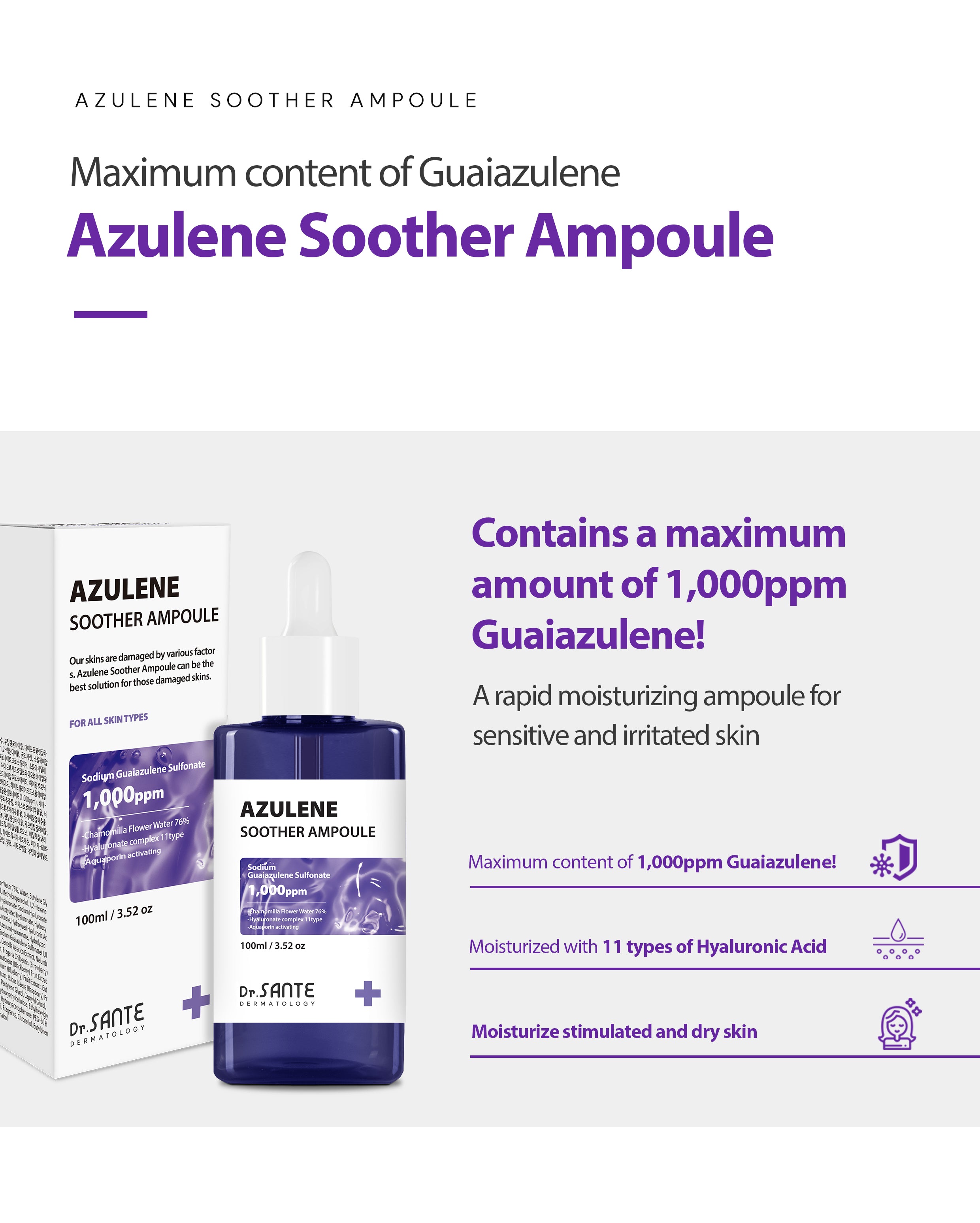 Dr. Sante Azulene Soother Ampoule 50ml