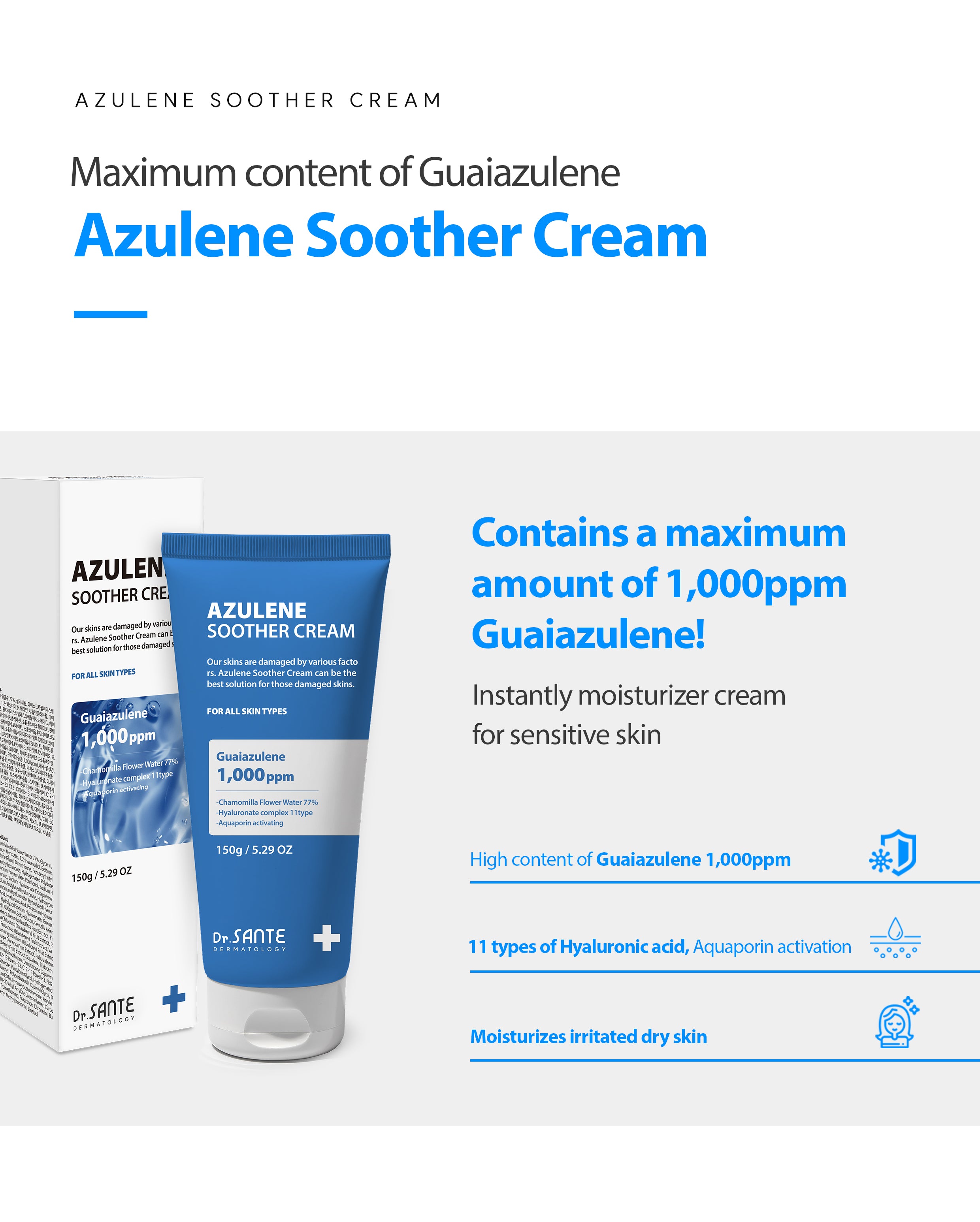 Dr. Sante Azulene Soother Cream 50g