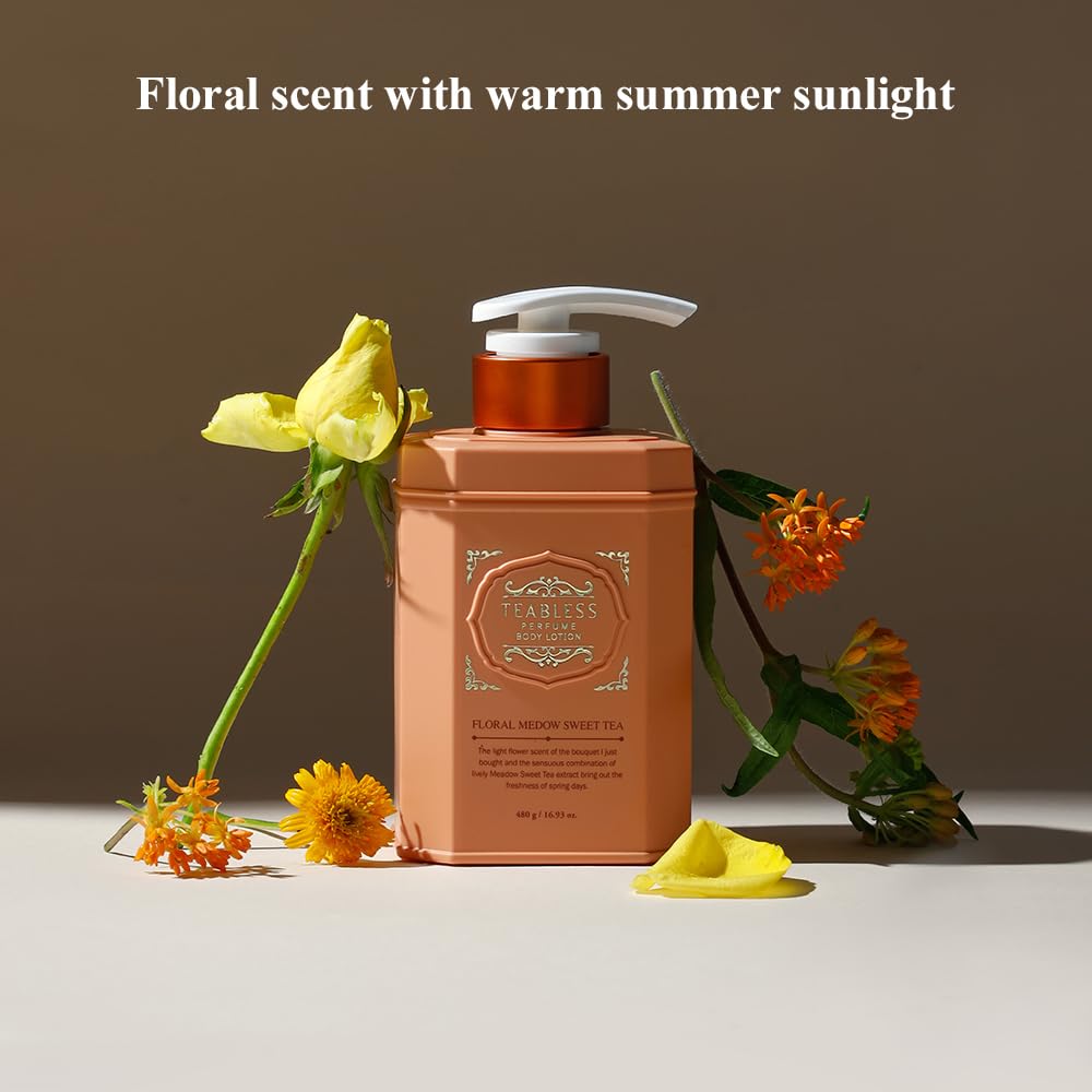 Teabless Perfume Body Lotion / Floral Meadow Sweet Tea