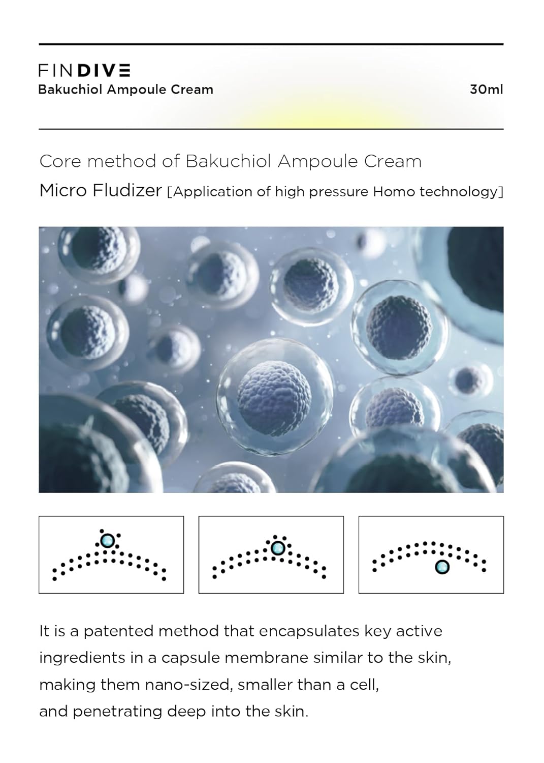 FINDIVE Bakuchiol Ampoule Cream 50ml