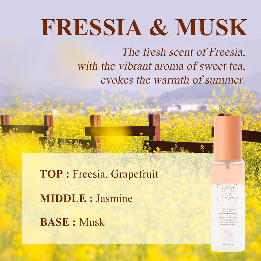 Teabless  Hair and Body Mist / Floral Meadow Sweet Tea