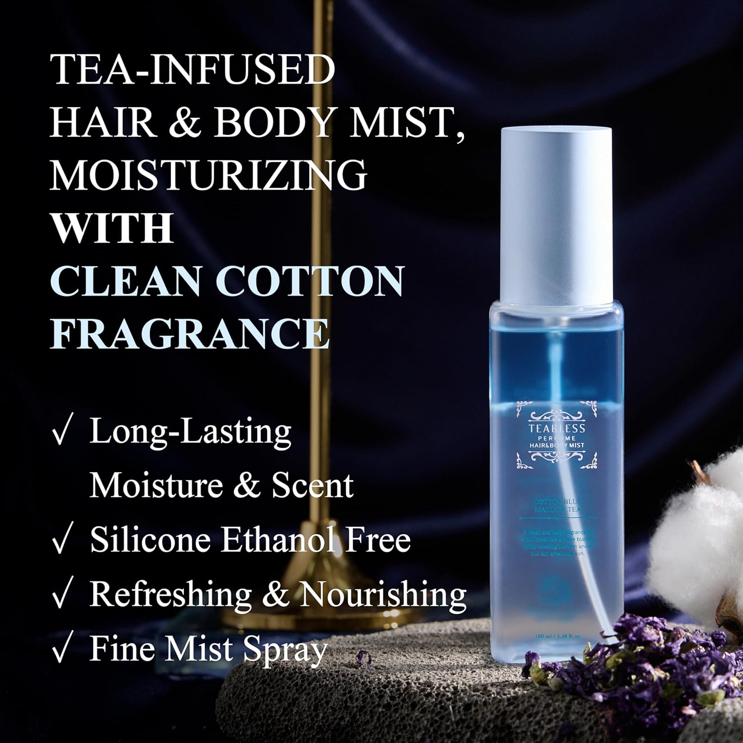 Teabless Hair and Body Mist / Cotton Blue Mallow Tea