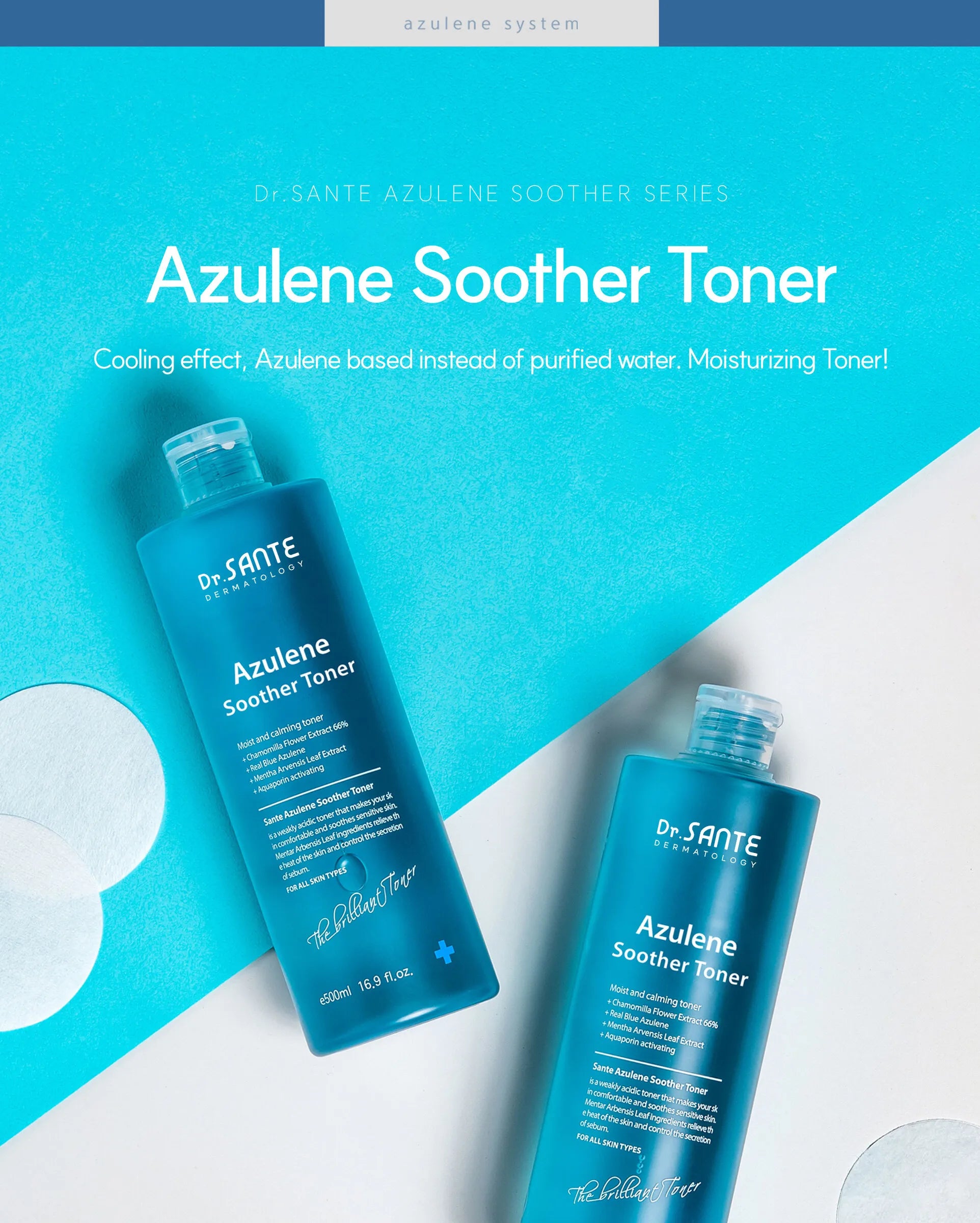 Dr. Sante Azulene Soother Toner (500ml)