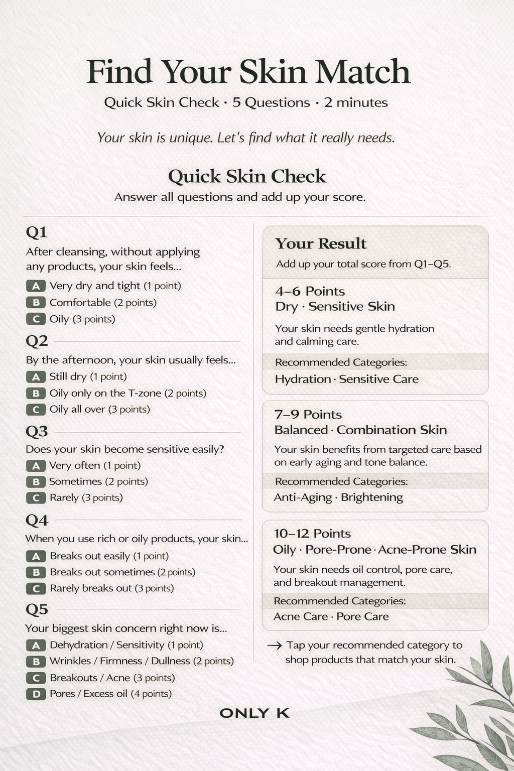 Start Skin Test