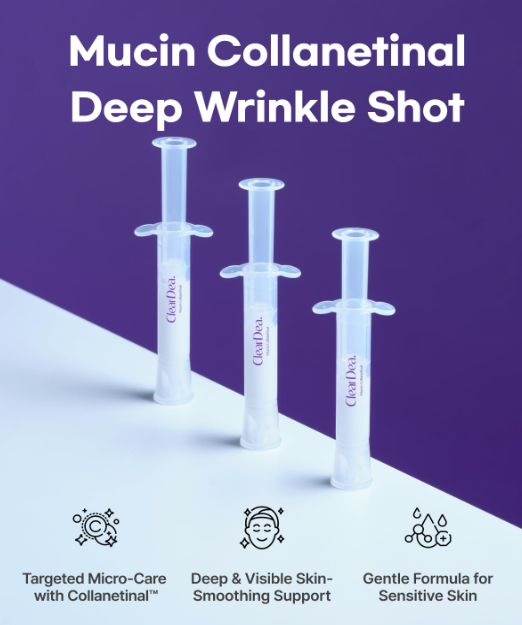 ClearDea Mucin Collanetinal Deep Wrinkle Shot Box (5ea)