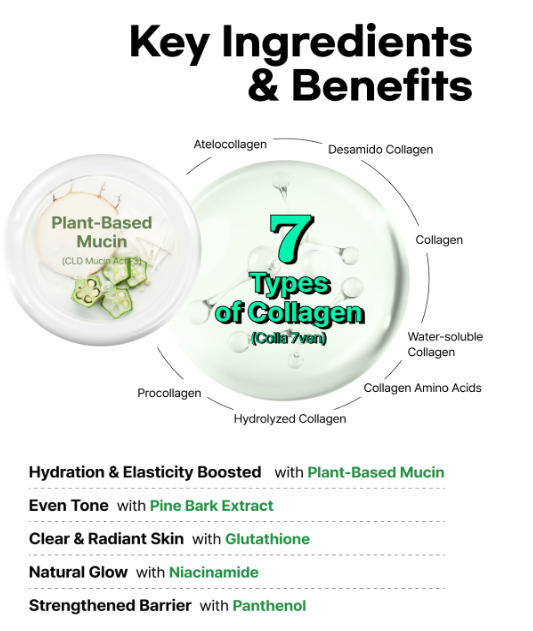 ClearDea Mucin Collagen Voluming Cream Ampoule (single)