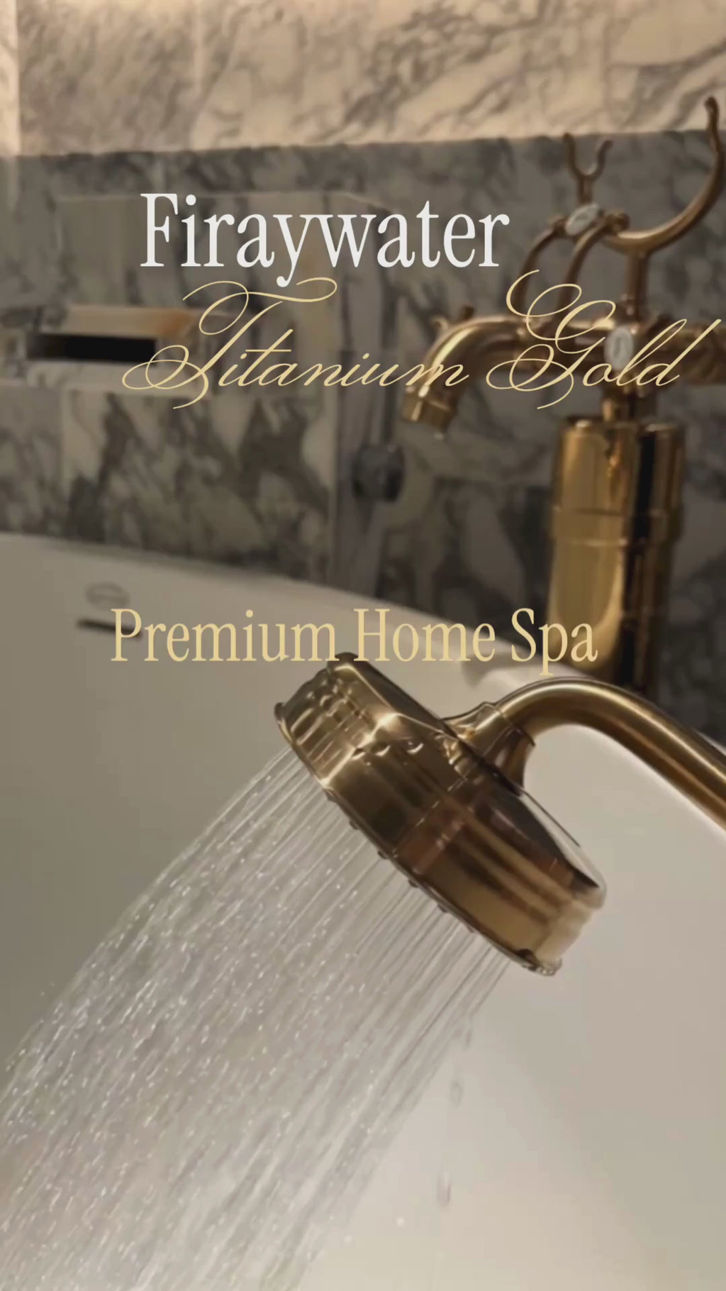 Firay Water Shower Unit Filter (gold)